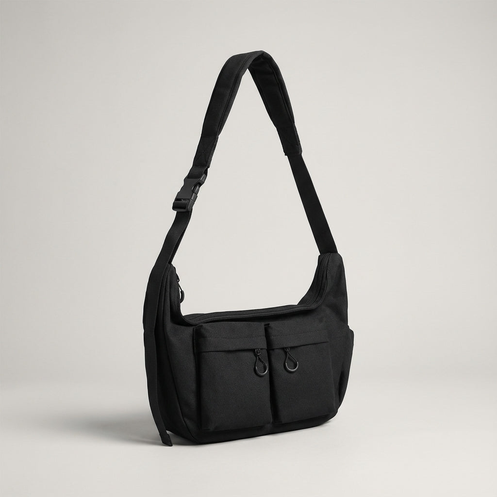 Large Canvas Crossbody Bag - UrbanLoom