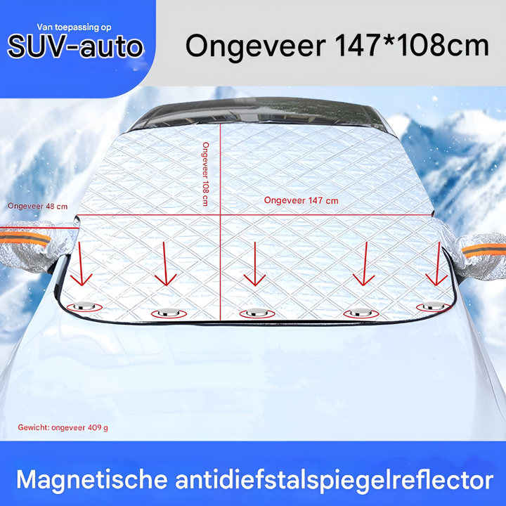 Magnetic Anti-Frost Tarpaulin – Windshield Protection Sheet