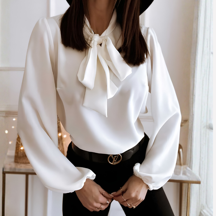 Women’s Blouse with Bow Detail