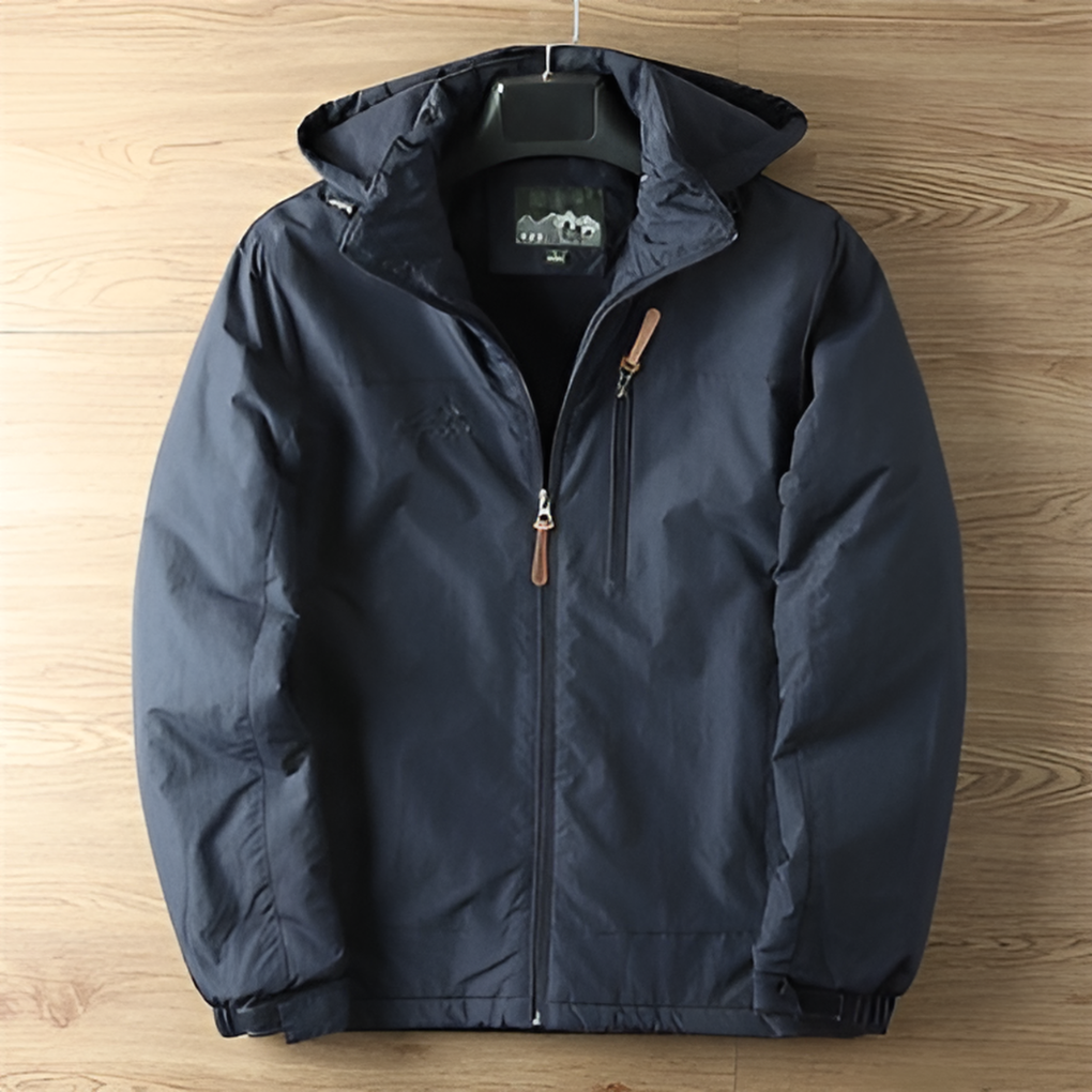 Men’s Water-resistant Breathable Outdoor Jacket with Hood
