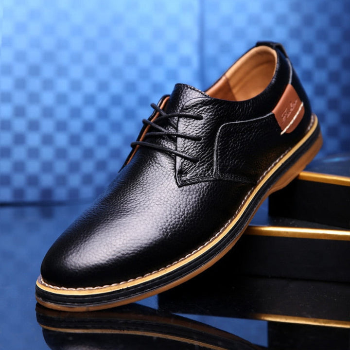 High-Quality Men’s Leather Oxford Shoes | Classic and Stylish