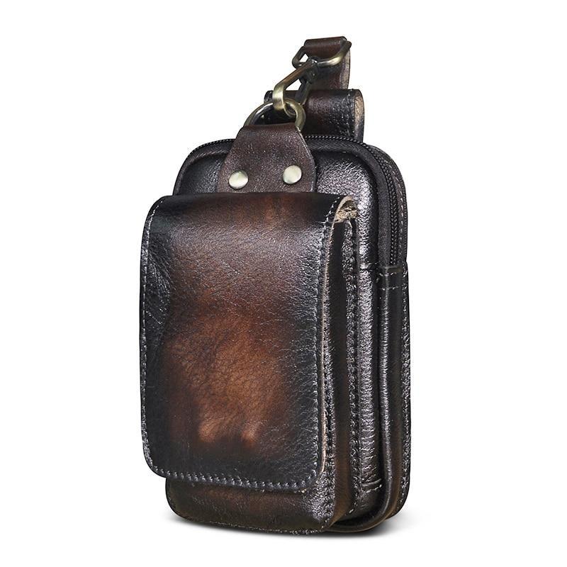 Men's Genuine Leather Waist Bag - Keep Everything Within Reach
