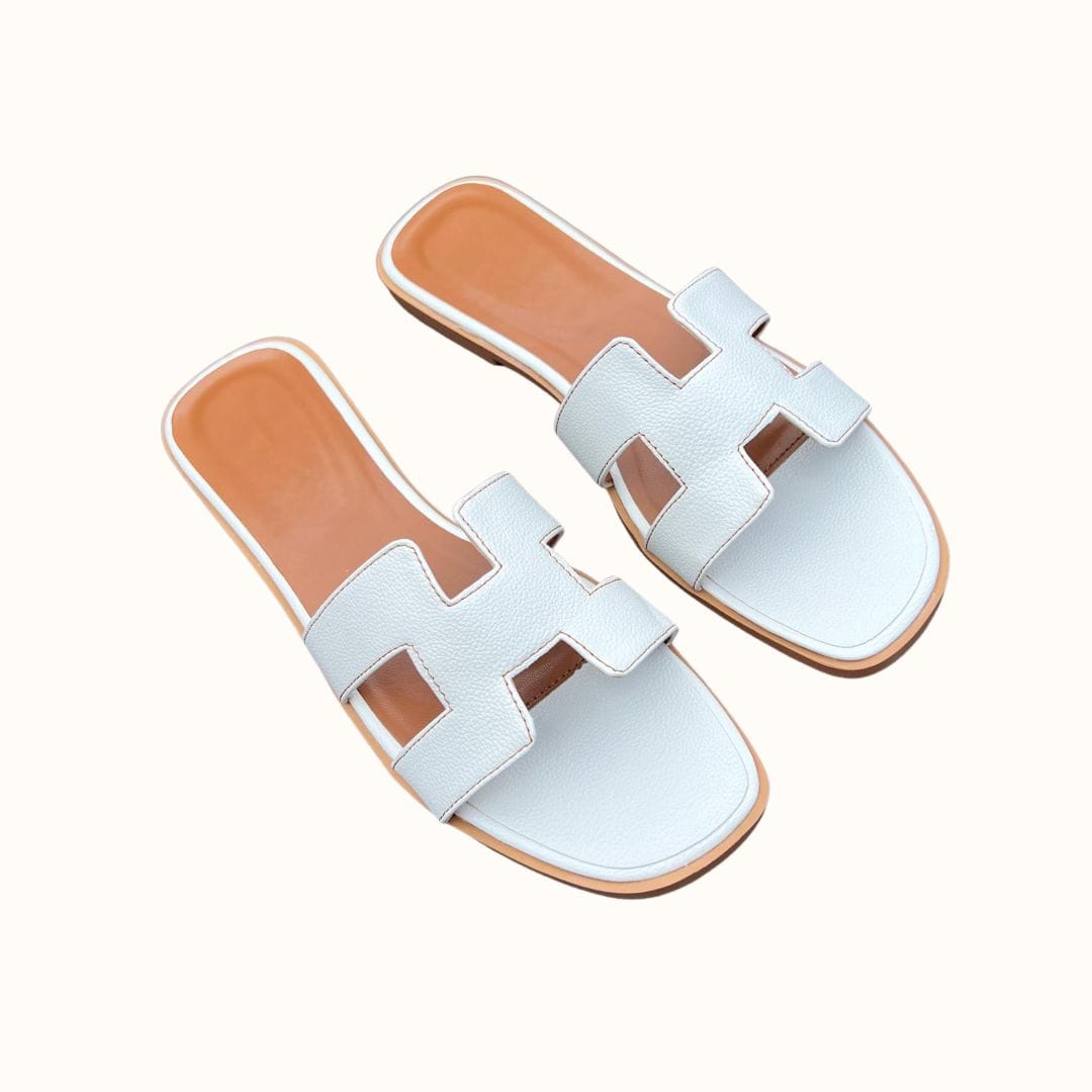 Women's H-Strap Sandals in Vegan Leather - Comfortable and Elegant