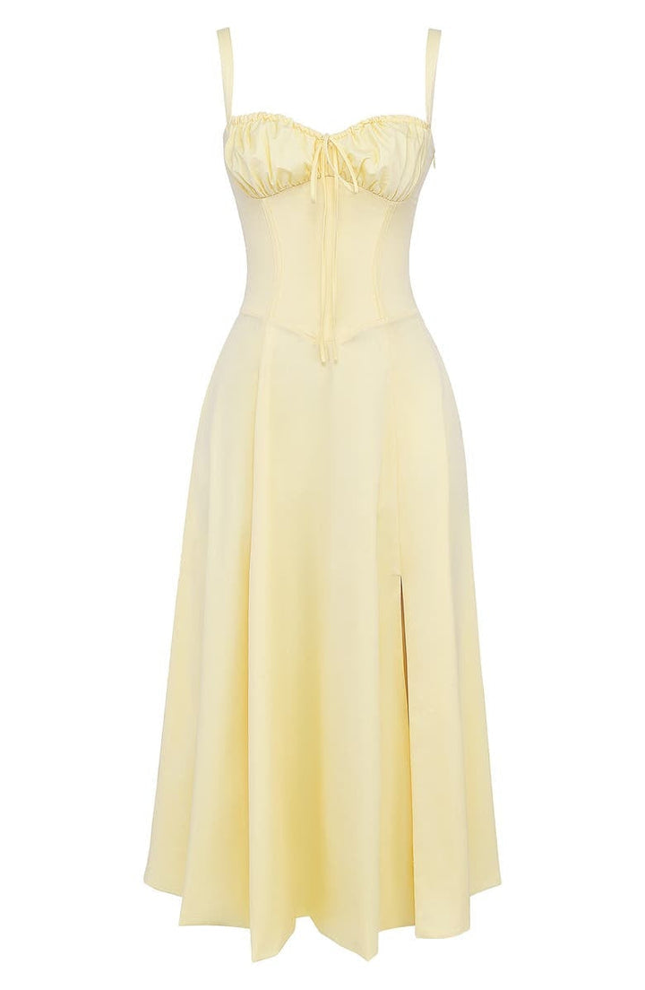 Floral Waist-Shaping Dress