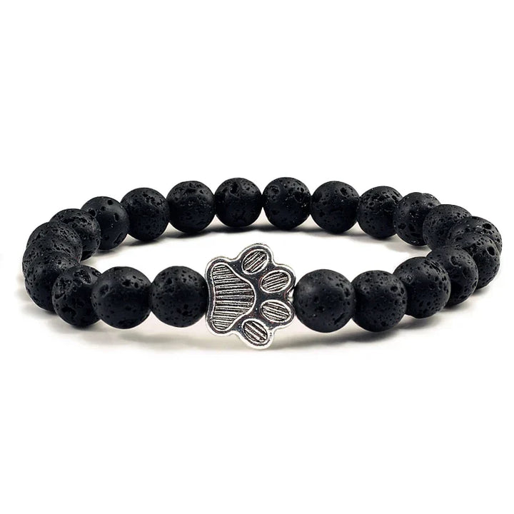 Knotted Paw Bracelet – Natural Stone Design