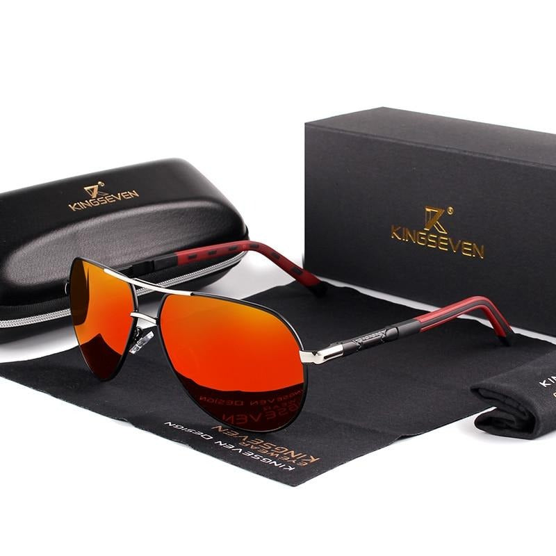 Vintage Polarised Aluminium Sunglasses
