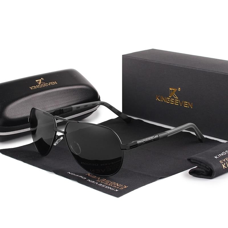 Vintage Polarised Aluminium Sunglasses