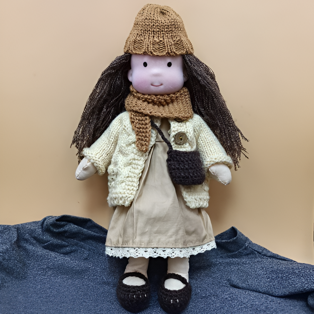 Handmade Waldorf Cuddly Doll