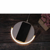 AuraGlow Smart Charging Dock | Modern Bedside Lamp with Built-in Fast Wireless Charging for All Qi-Enabled Devices