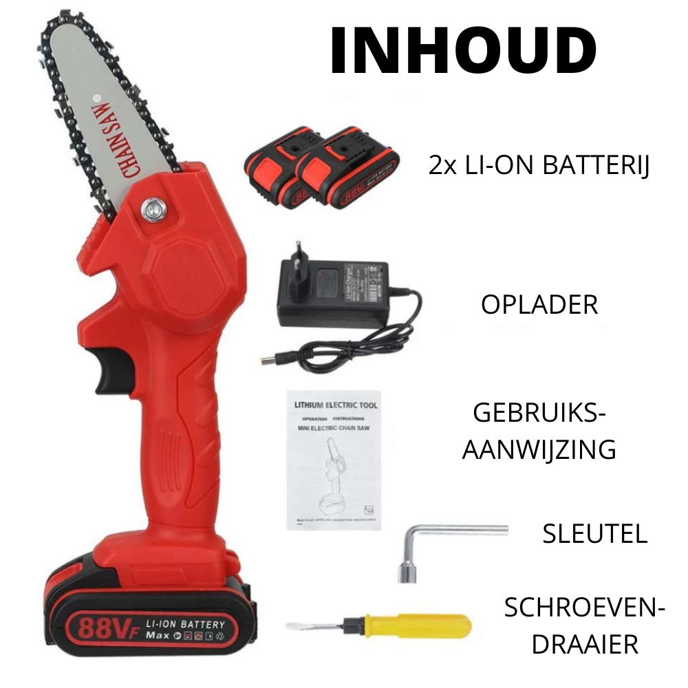 HandyPRO Cordless Electric Chainsaw | Powerful and Fast for Pruning and Sawing!
