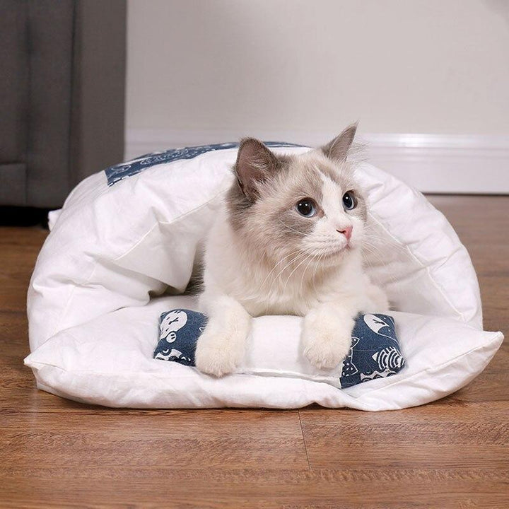 Winter Sleeping Bag for Cats – SnugKitty Frost Magic