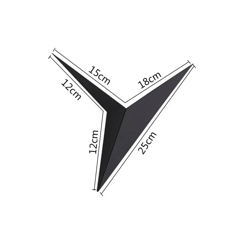 NoctiLux Geometric LED Wall Light | Contemporary Bedside Lighting for Modern Homes