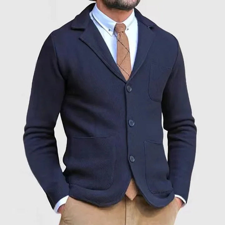 Men’s Knitted Blazer – Refined Style
