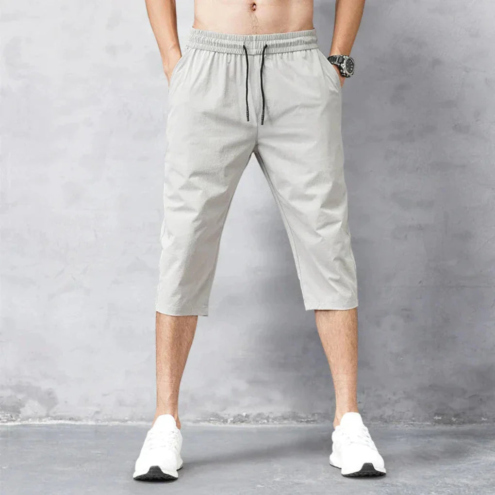 Men's 3/4 Nylon Pants – Quick-Drying and Versatile