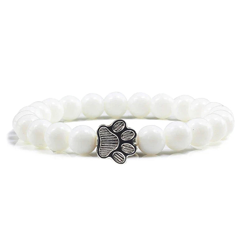 Knotted Paw Bracelet – Natural Stone Design
