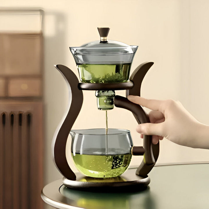 Artisan Teapot Set - Unique Drip-Free Teapot with Magnetic Pourer, Tea Filter and Ergonomic Handle