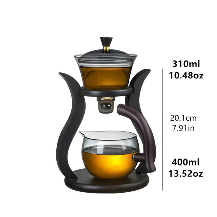 Artisan Teapot Set - Unique Drip-Free Teapot with Magnetic Pourer, Tea Filter and Ergonomic Handle