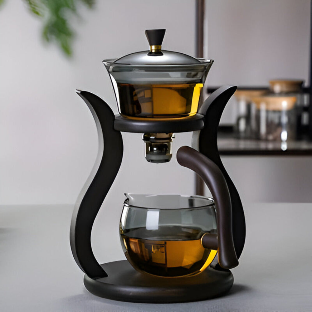 Artisan Teapot Set - Unique Drip-Free Teapot with Magnetic Pourer, Tea Filter and Ergonomic Handle