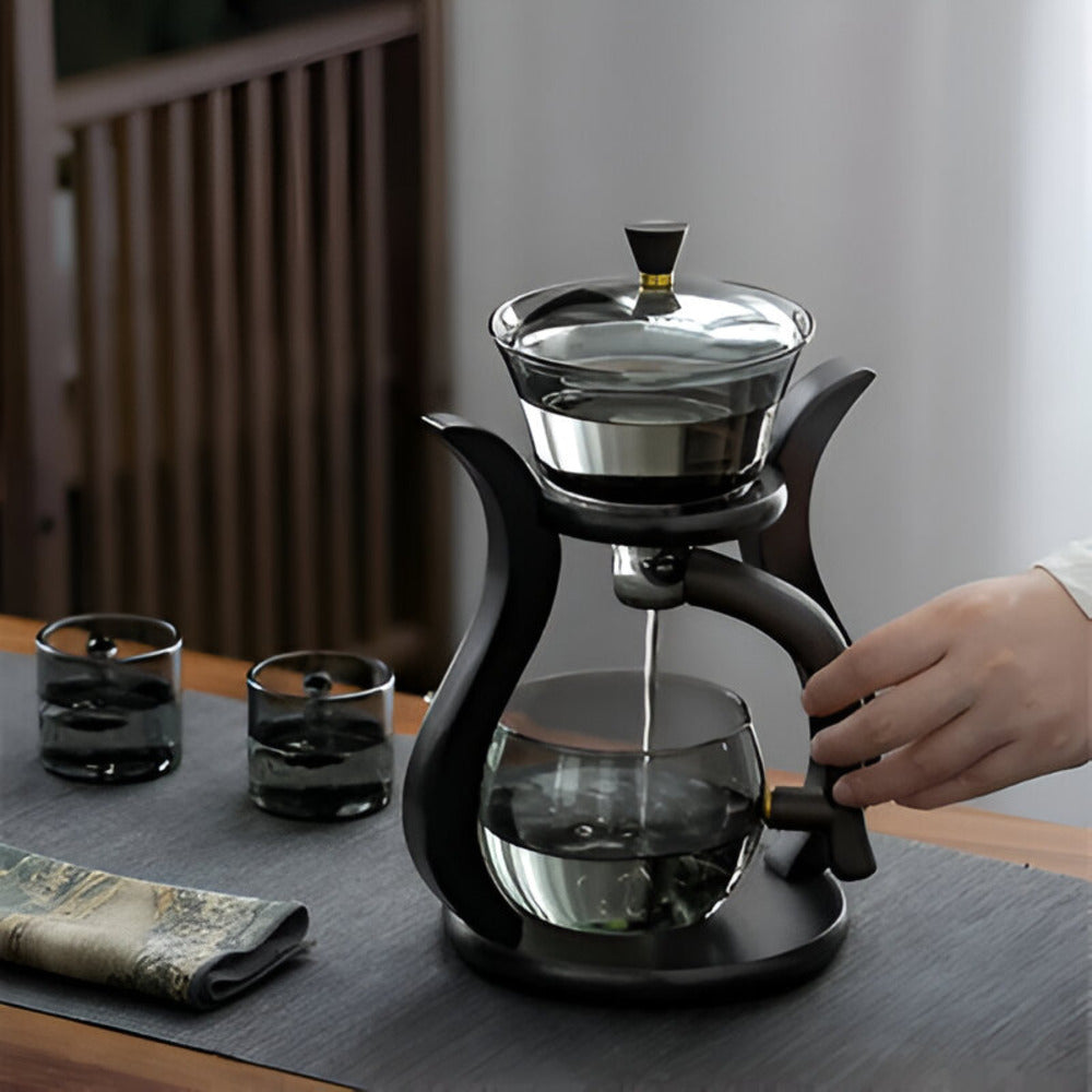 Artisan Teapot Set - Unique Drip-Free Teapot with Magnetic Pourer, Tea Filter and Ergonomic Handle