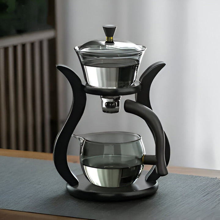Artisan Teapot Set - Unique Drip-Free Teapot with Magnetic Pourer, Tea Filter and Ergonomic Handle