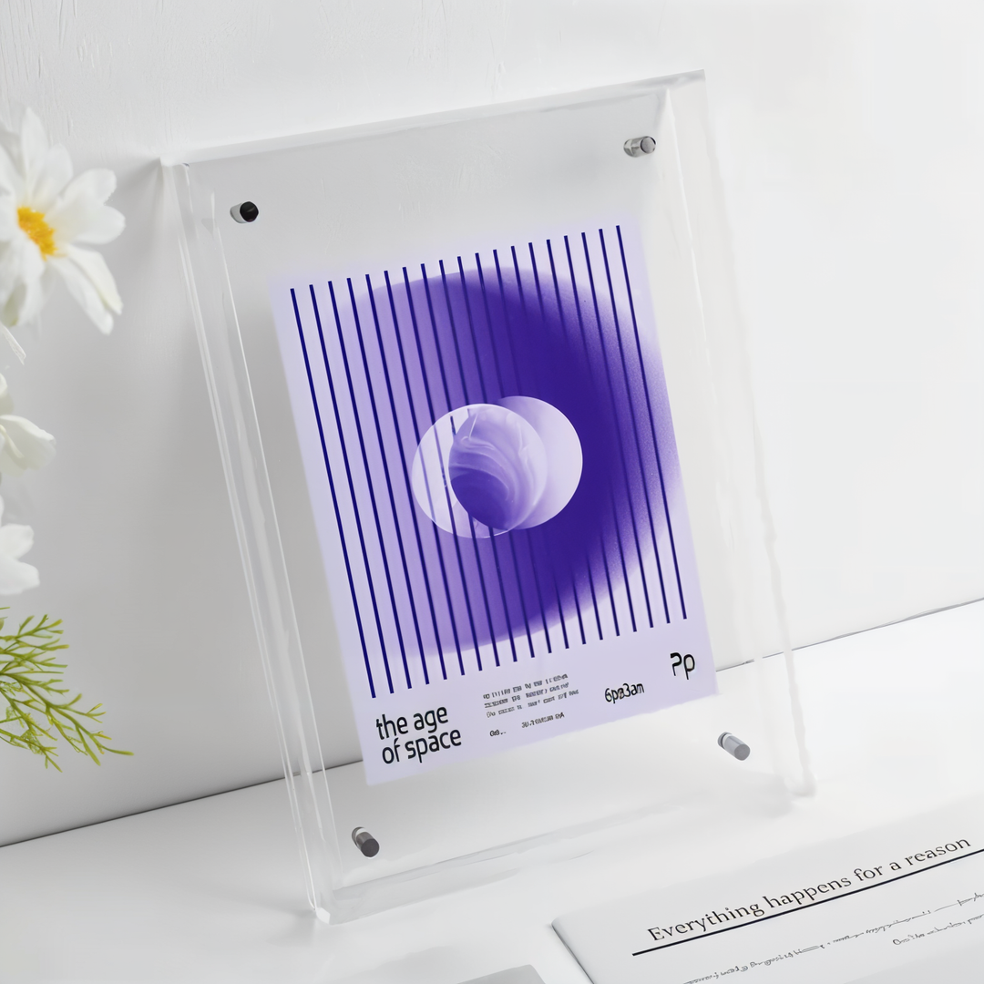 VividAcryl – 80s-Style Neon Acrylic Photo Frames