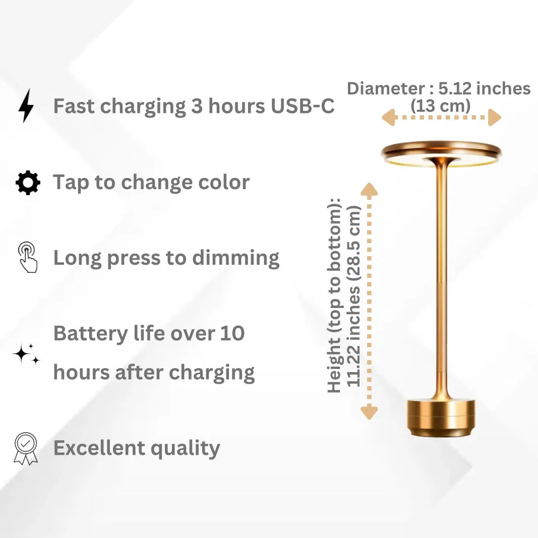 Simple Charging Wireless Table Lamp