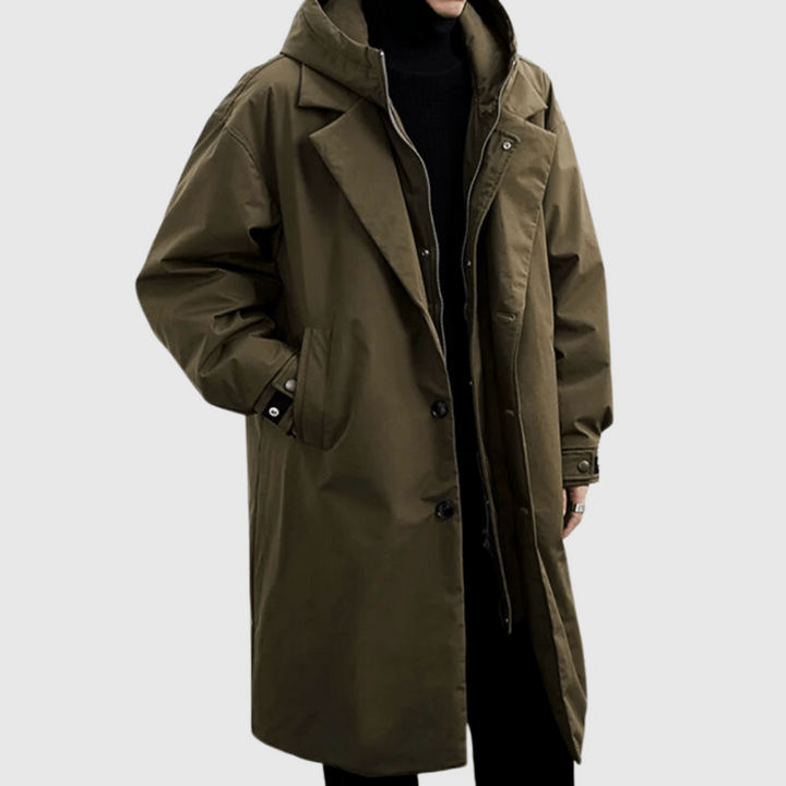 Water-resistant Men’s Raincoat for All Weather