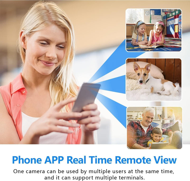 Indoor Camera | Night Vision and Motion Detection | WLAN Access | SecureView