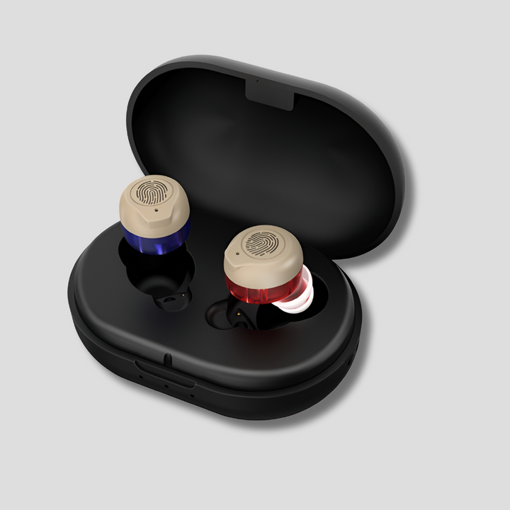 Invisible Digital Hearing Aid Powered by a Replaceable Button Battery