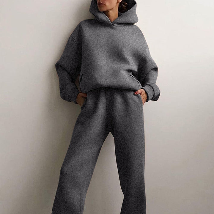 Women's Jogging Set | 2-Piece: Hoodie and Trousers with Stretchy Waistband