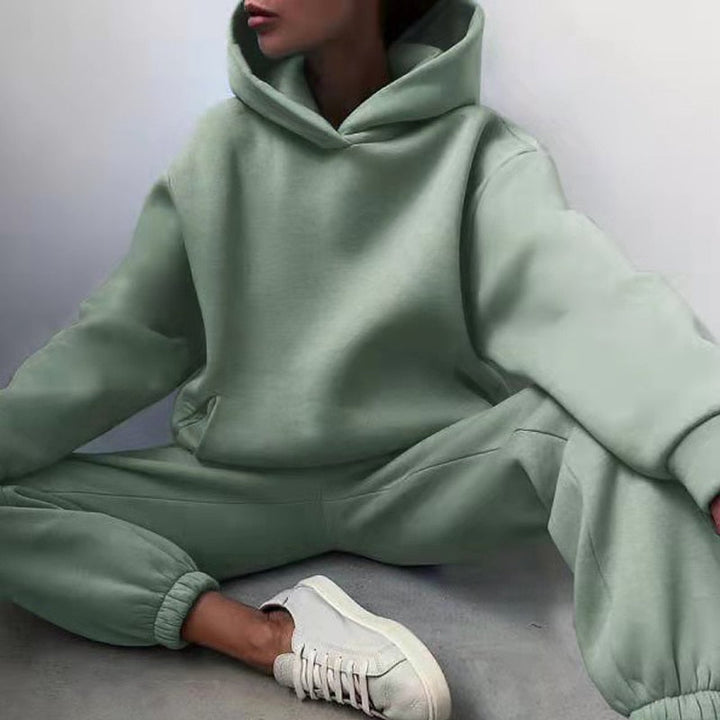 Women's Jogging Set | 2-Piece: Hoodie and Trousers with Stretchy Waistband