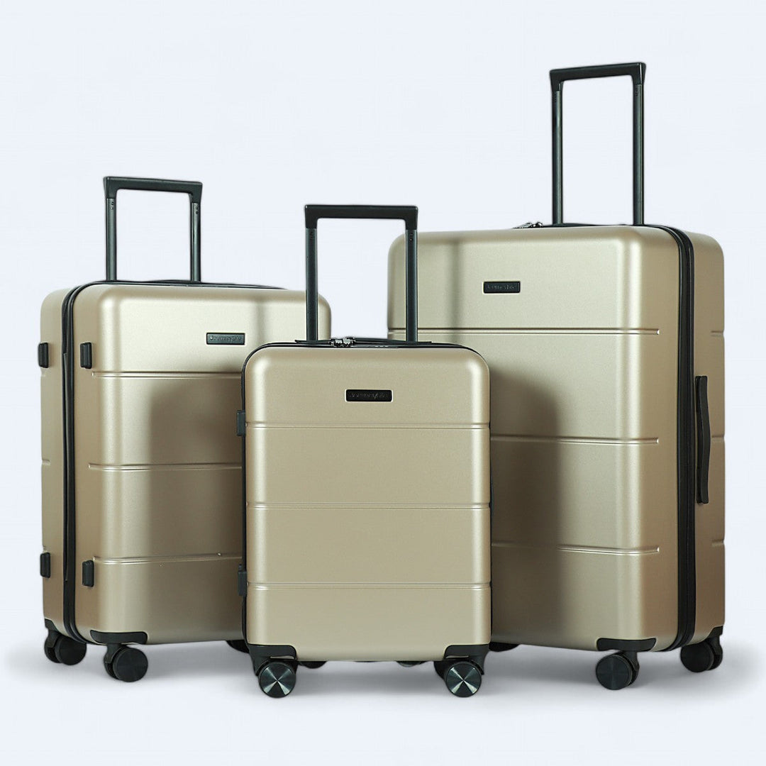 3-Piece Hard-Shell Suitcase Set – Atlas Explorer