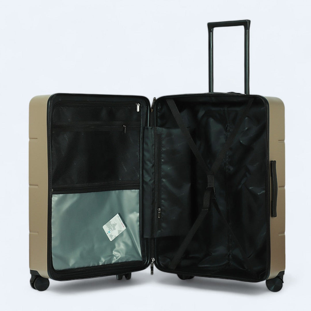 3-Piece Hard-Shell Suitcase Set – Atlas Explorer