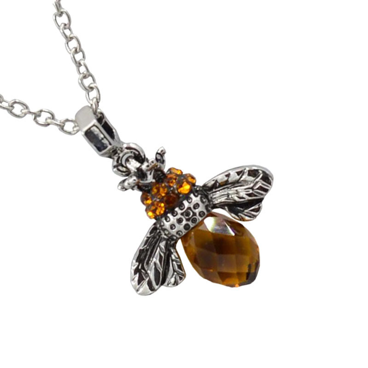 Gold Bee Spirit Necklace