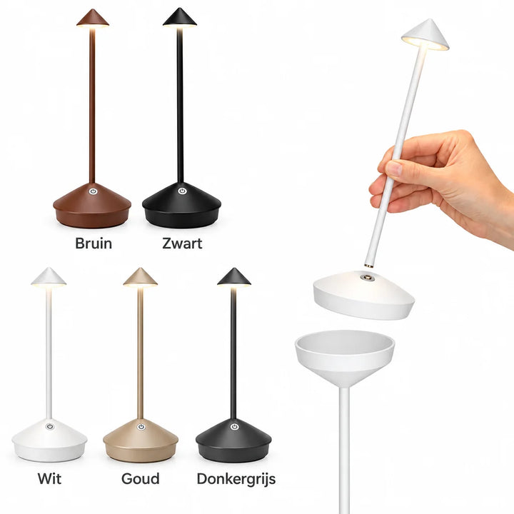 Wireless LED Lamp | Dimmable Battery-Powered Touch Lamp