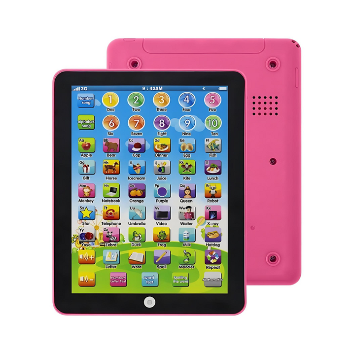 Interactive Educational Tablet Toy for Children Aged 3 to 6 Years - Made from Durable ABS Plastic