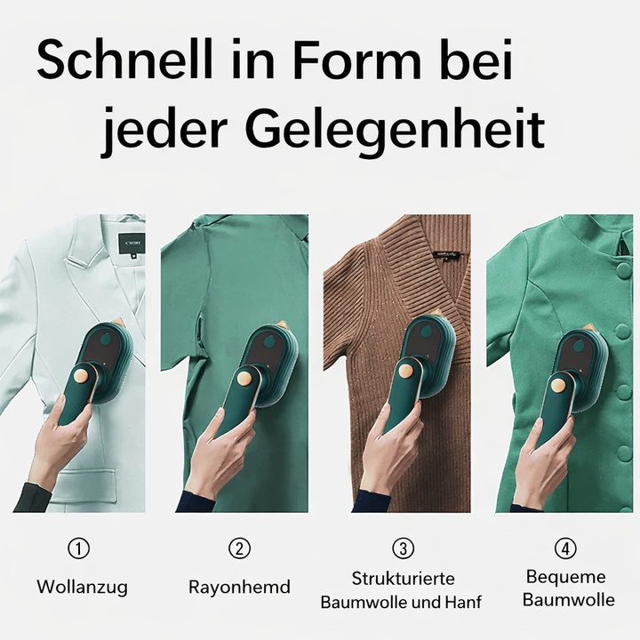 Dampfbügeleisen für Kleidung | Tragbares Gerät | MicroIron