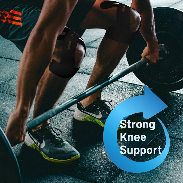 Knee Support | Pre-Cut Kinesiology Tape | Breathable Knee Support | Flexify