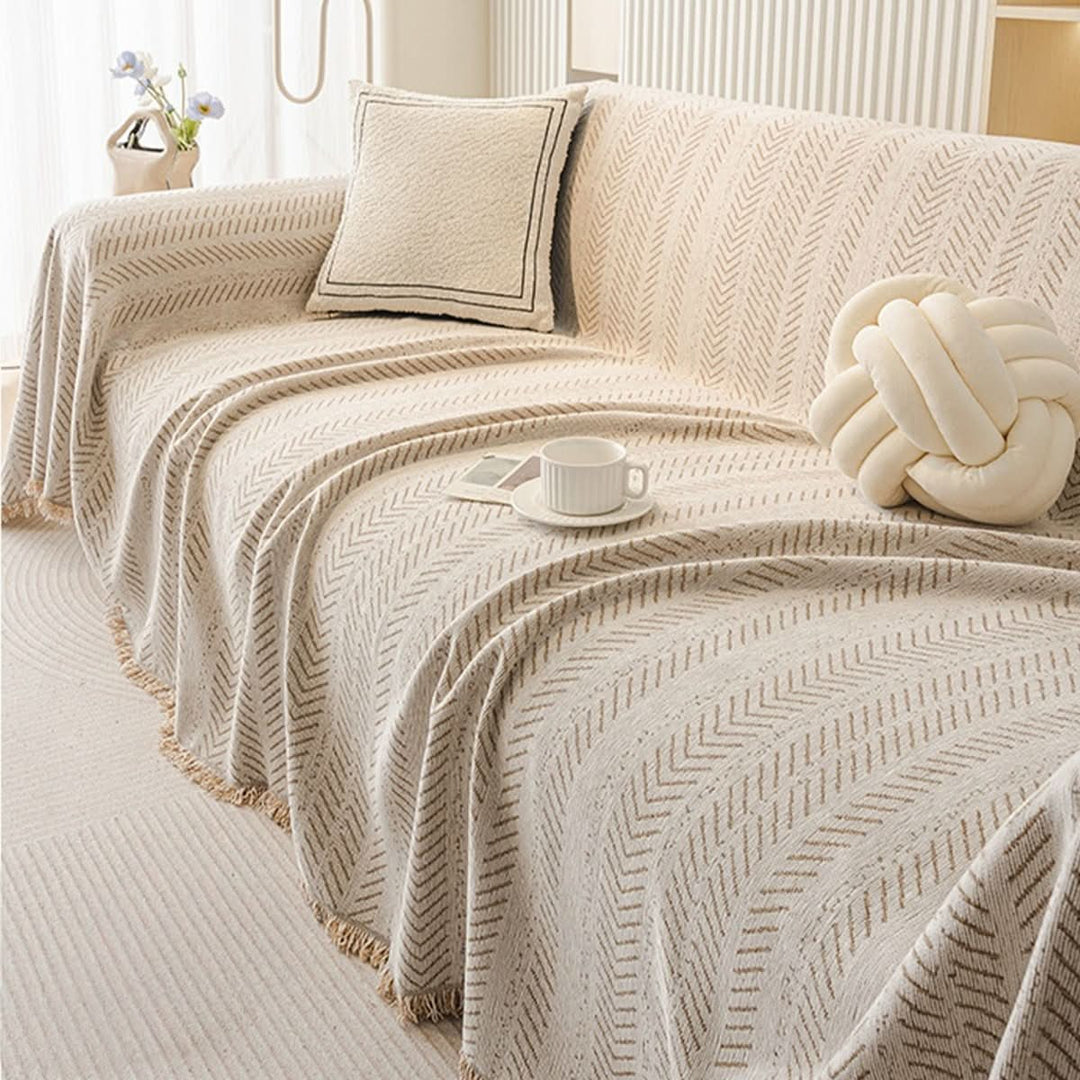 SnuggleTextile – Scratch-Resistant, Washable Chenille Sofa Covers