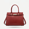 Structured Top Handle Handbag