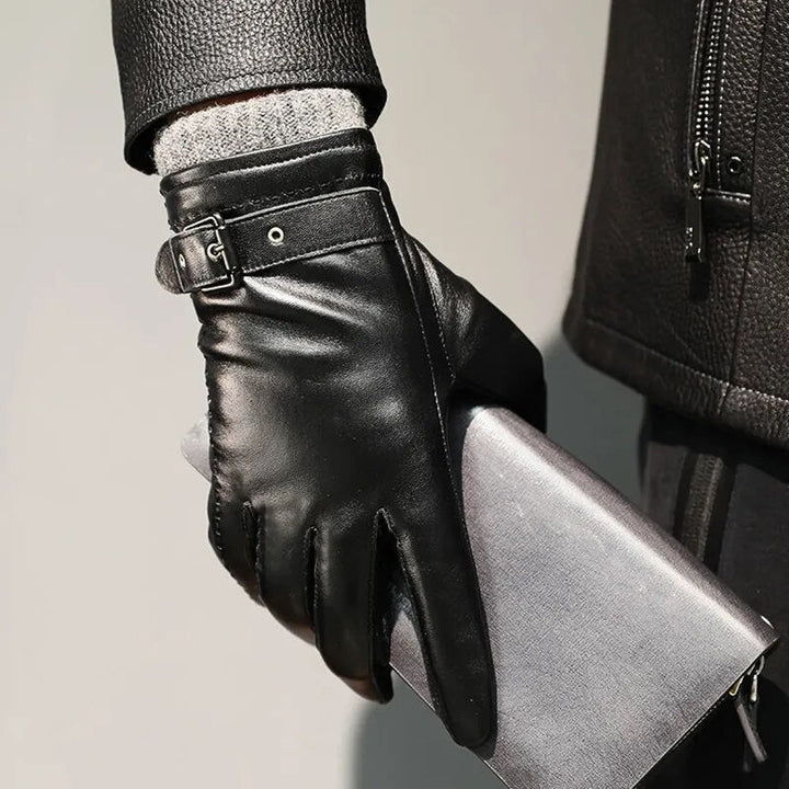Men's Short-Cuff Glove with Straps - Danny