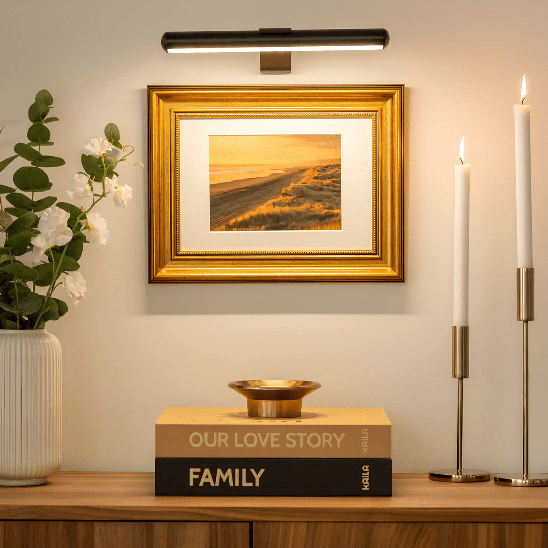 LED Wall Lamp | Dimmable Artistic Lighting | Rechargeable Metal Design | ArtGlow