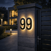 LICHTZEICHEN – Customizable LED House Numbers for Modern Homes