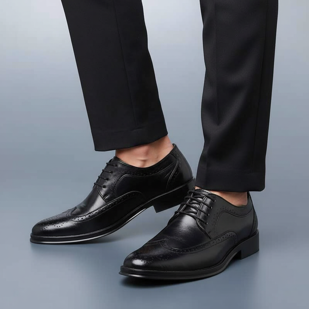 Patent Leather Men's Pointed-Toe Shoe - Owen