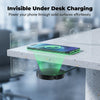 Wireless under-desk charger | Hidden mounting | Charges through wood & stone