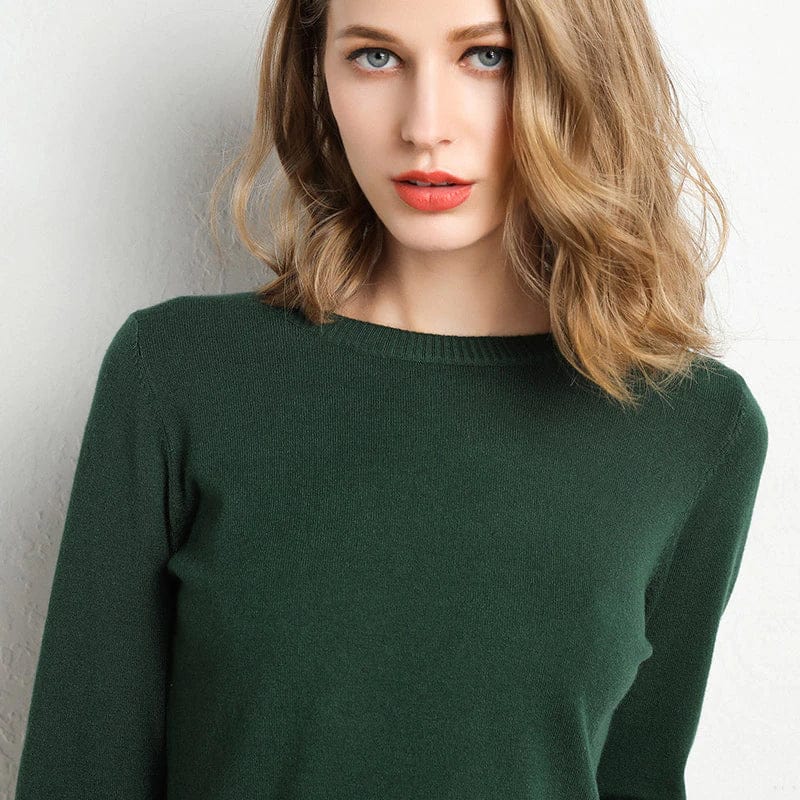Long-Sleeved Crew-Neck Jumper - Katrin