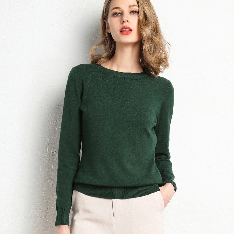 Long-Sleeved Crew-Neck Jumper - Katrin