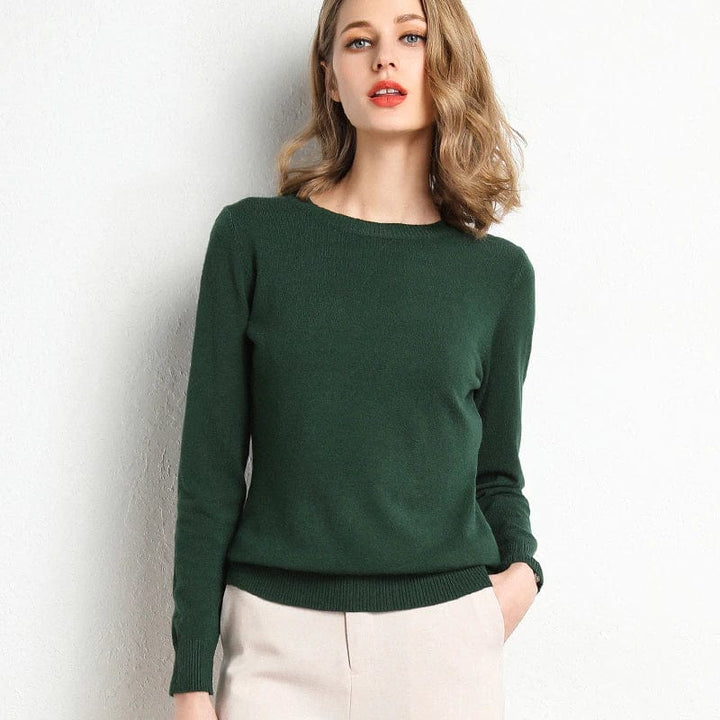 Long-Sleeved Crew-Neck Jumper - Katrin