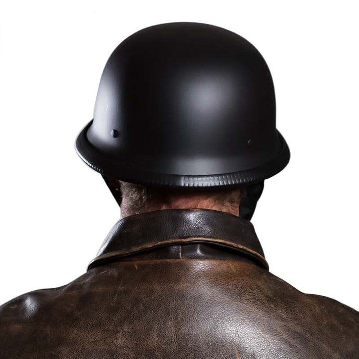 RidgeBolt Vintage Half-Face Helmet