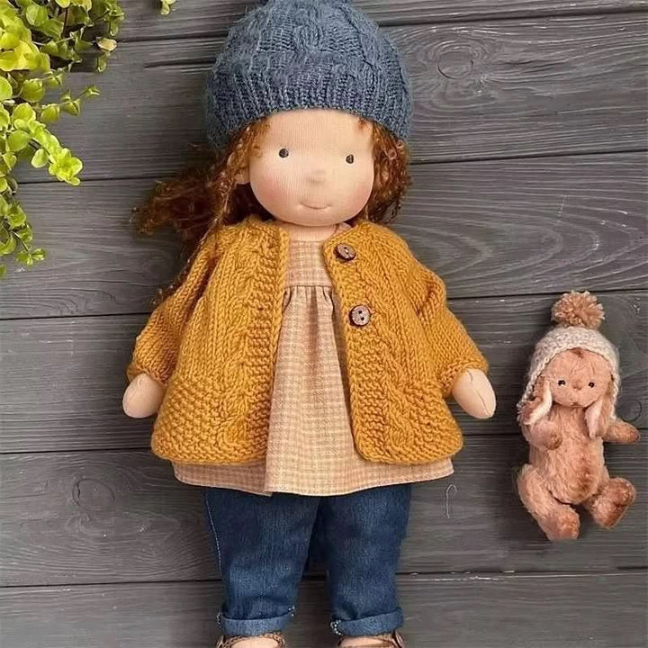 AMORELLA – Handmade Waldorf Doll with Accessories
